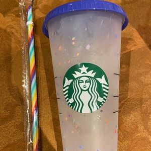 Starbucks confetti colour changing cup
